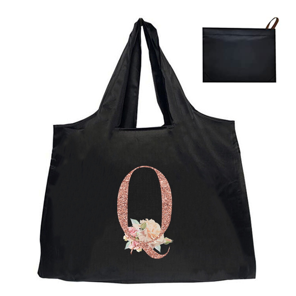 Bolsa de compras, bolso de mano, organizador de comestibles, bolsos reutilizables, bolsos de hombro, práctico bolso grande de gran capacidad para la: Caqui