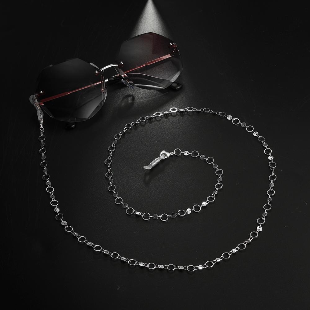 Skyrim Hollow Cirkel Glazen Kettingen Lanyards Anti-Slip Lezen Brillen Strap Touw Eyewear Cord Houder Zonnebril Keten Vrouwen