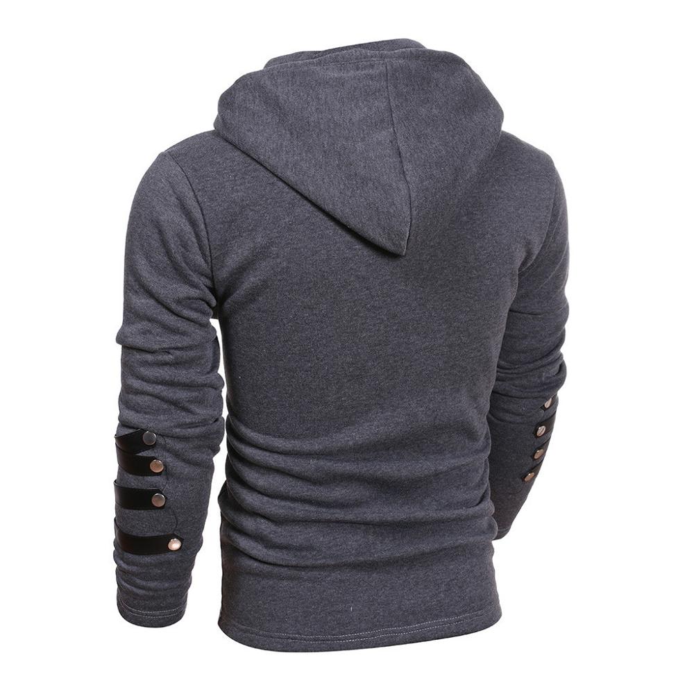 Chandal Hombre Sudadera Homme Hoodies Mens Clothes Autumn Long Sleeve Patchwork Hoodie Hooded Sweatshirt Top Outwear