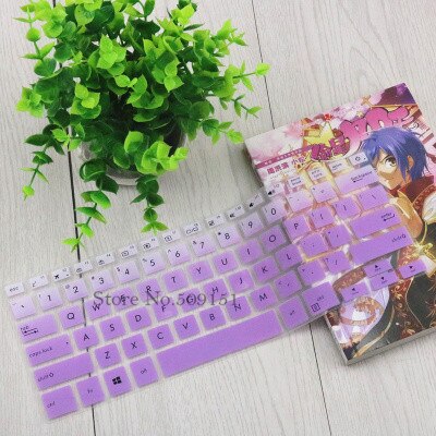For ASUS ZenBook Pro 14 UX480 UX480FD UX450FD Notebook PC Laptop Keyboard Cover Protector 14 inch (US Layout): Gradualpurple