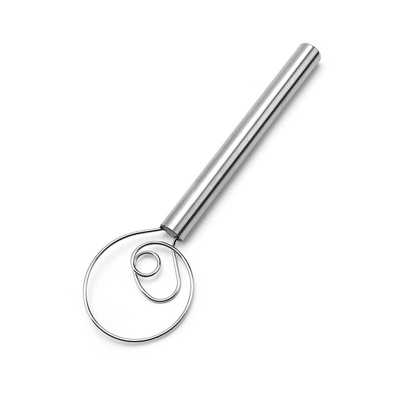 1Pc Rvs Mixer En Eiklopper Roerwerk Rvs Zilver Multifunctionele Handmatige Spoel Eiklopper Keuken Gadgets