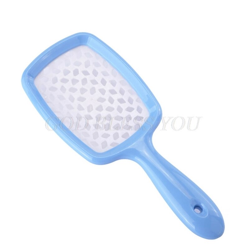 Vented Hair Brush Salon Styling Tools Large Plate Combs Massage Girls Ponytail Comb for Home Use