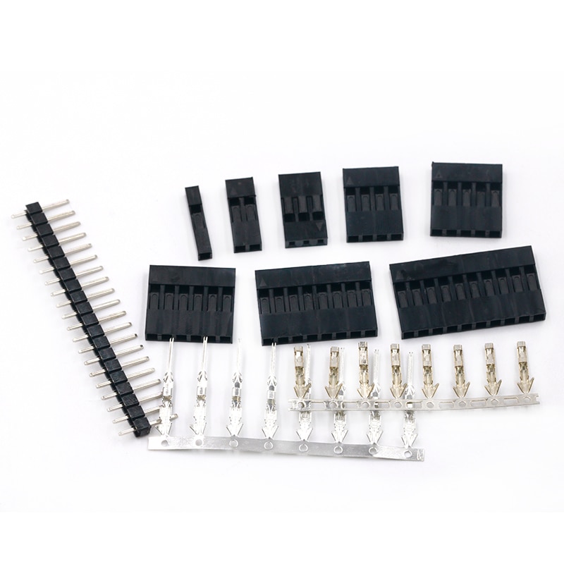 1450Pcs/Set 2.54mm Dupont Connector Kit PCB Headers Male Female Pins Electronics