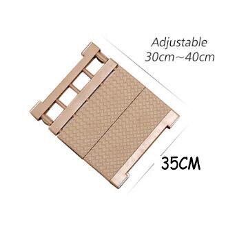 1pc garderobeskabe skab arrangør hylde soveværelse møbler tilføje lag spar plads køkken rack holder opbevaring skab hylde: 35 x 40 br
