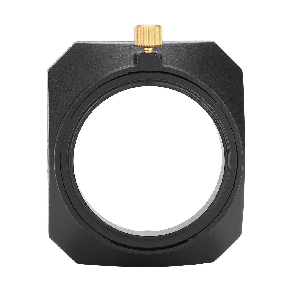 Abat-jour carré de capot d'objectif de 46mm pour le filtre d'objectif de caméra vidéo numérique de caméscope de DV ou le fil de baril pour le filtre d'objectif de 46mm