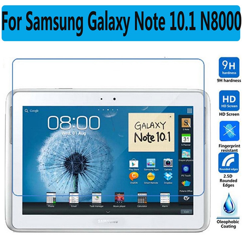 Gehard Glas Voor Samsung Galaxy Note 10.1 N8000 N8010 Tablet Screen Protector Film Premium Voor Samsung Note 800 Glas Film 9 H