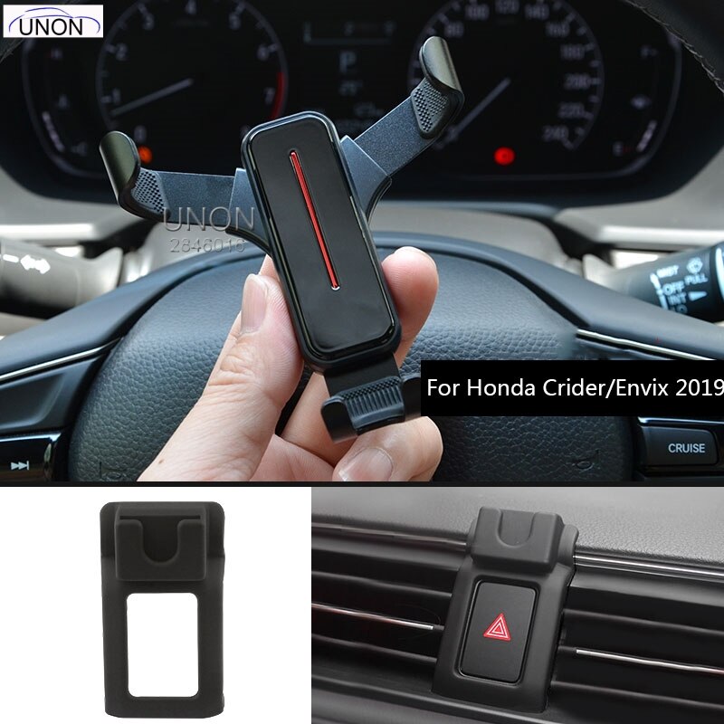 For Honda Accord Civic Crv Breeze Avancier Odyssey Fit Mobile Phone Vehicle Mounts: CRIDER black 2pcs
