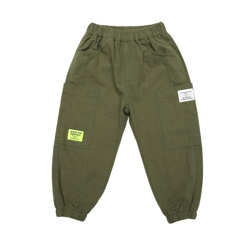 Gutt anti-mygg bukser tynnseksjon sommer låve løse bukser låve kjeledress leggings
