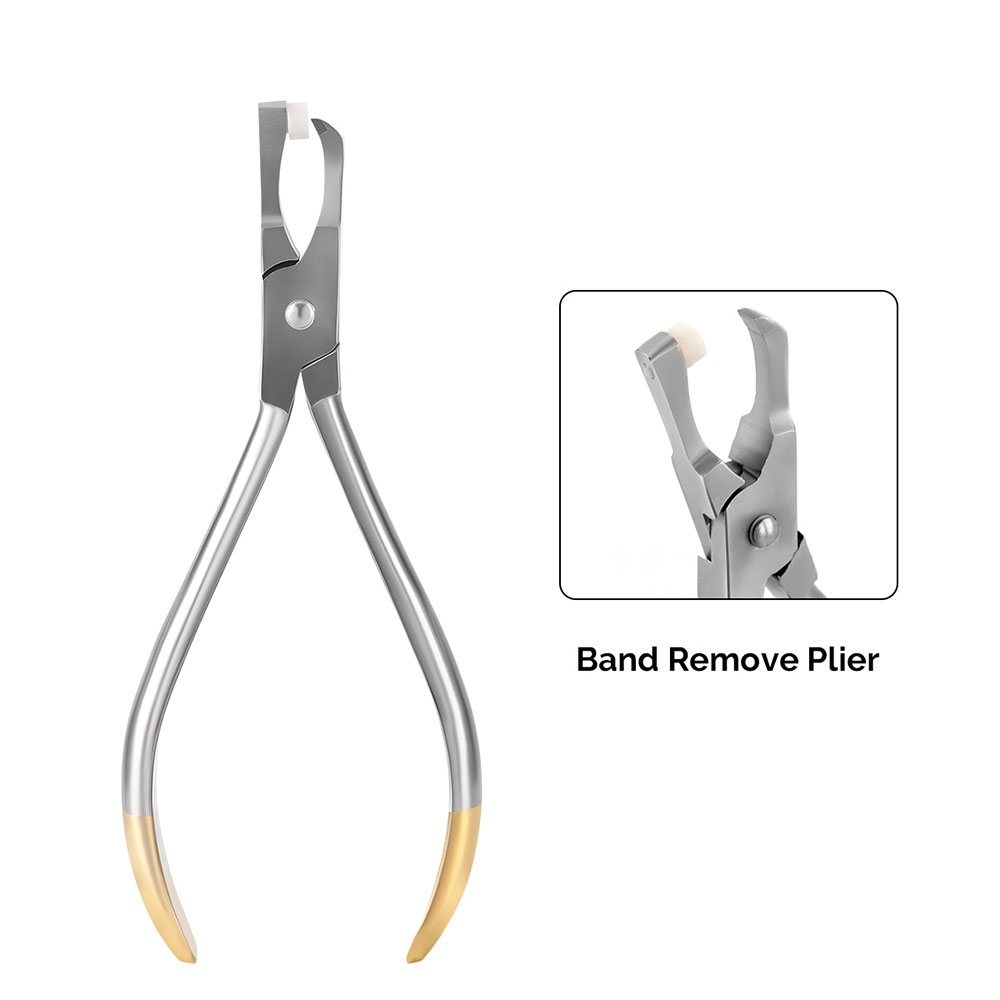Azdent Zahn Zange Kieferorthopädische Draht distal Ende Cutter Zangen Halterung befestigen Entferner Zange Edelstahl Zahnmedizin Instrument: Kamel