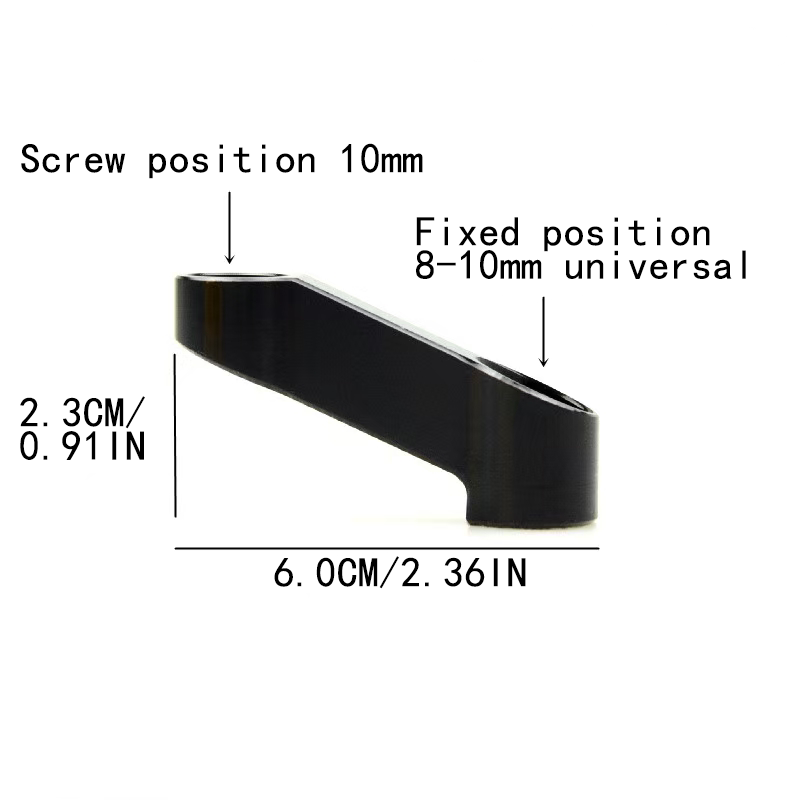 Motorrad Rückspiegel Steigleitung Abstandshalter Verlängerung Universal- Adapter CNC Aluminium Legierung Basis Schraube Halterung Motorrad Zubehör