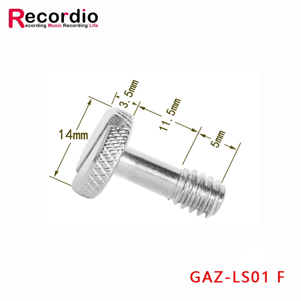 GAZ-LS01 UN 3/8 Femelle À 5/8 "Filetage Mâle Convertir Vis Adaptateur Pour Pied De Micro Support Micro Studio D'enregistrement: GAZ-LS01 F