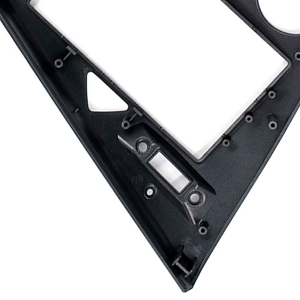 Kit de réaménagement du côté conduite gauche de la voiture, panneau de cadre DVD, Radio Fascia Double Din pour Ford Fiesta 1995-2001 Focus 1998-2004