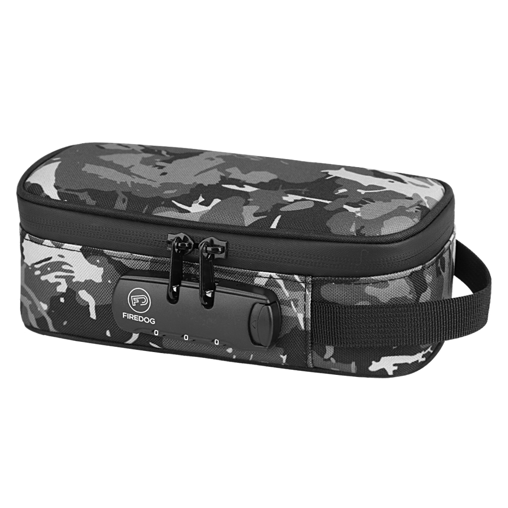 FIREDOG Saco de armazenamento à prova de odor à prova de odor Recipiente de armazenamento à prova de odor com trava de combinação: Azul