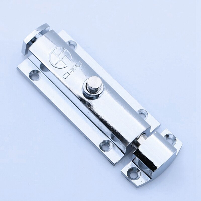 Long Silver Stainless Steel Door Latch Sliding Lock Bolt Latch Hasp Staple Gate Safety Lock