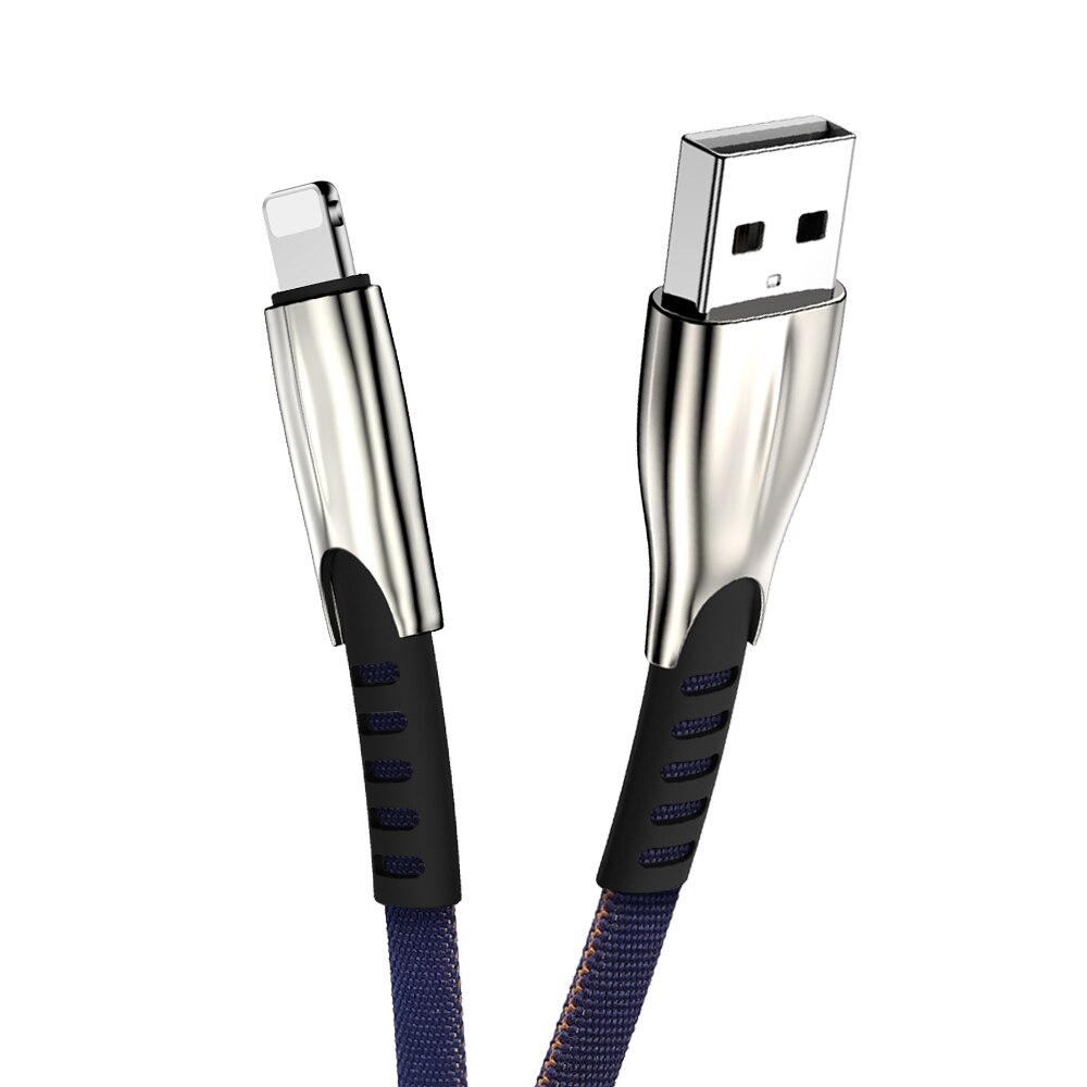 2M 3M USB Charger Cable Data Cord For Apple iPhone 7 8 Plus 5 6 6S X XR XS Max 11 Pro iPad Origin Phone 3A Fast Charge Long Wire: Blue / 1m