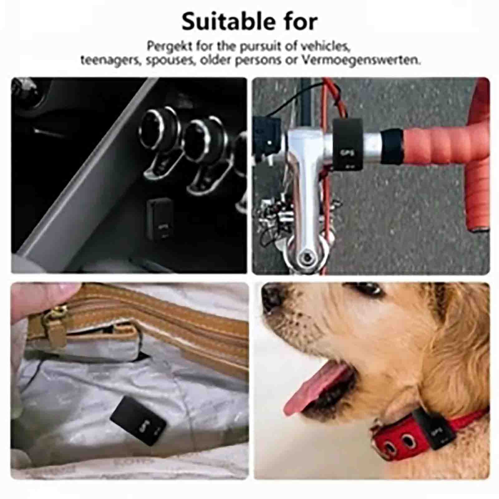 Upgrade GF 07 Magnetic Mini Gps Locator-ai Intelligent Noise Reduction GPS Real Time Tracking Locator Device Magnetic #K