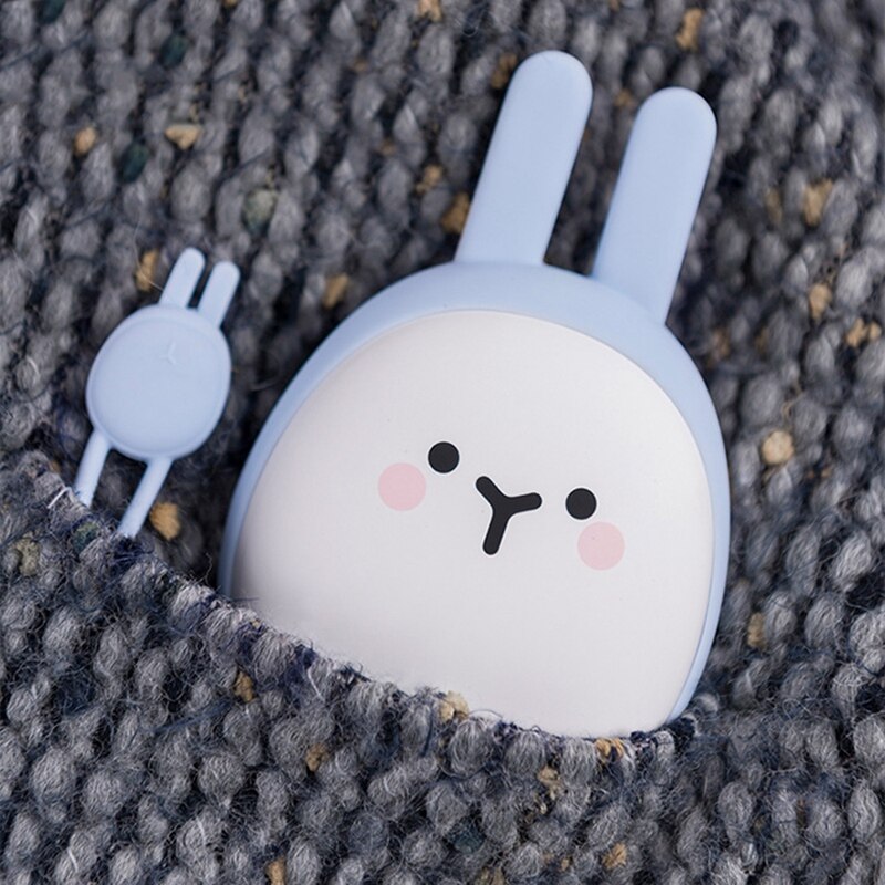Portable Cute USB Rechargeable Hand Warmers Heater Pocket Mini Cartoon Power Bank Handy Heater Warmers