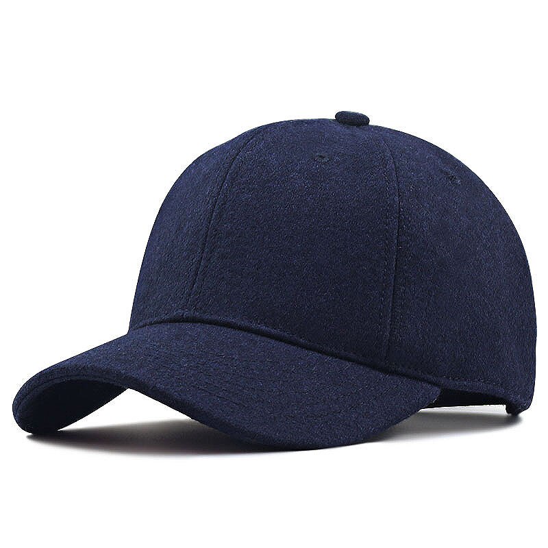 57-62cm 61-68cm big head man cappelli da baseball in lana di grandi dimensioni uomo inverno all&#39;aperto plus size cappellini sportivi in feltro