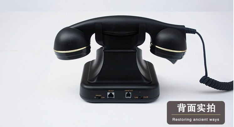 Classic black luxury household vintage telephone antique telephone