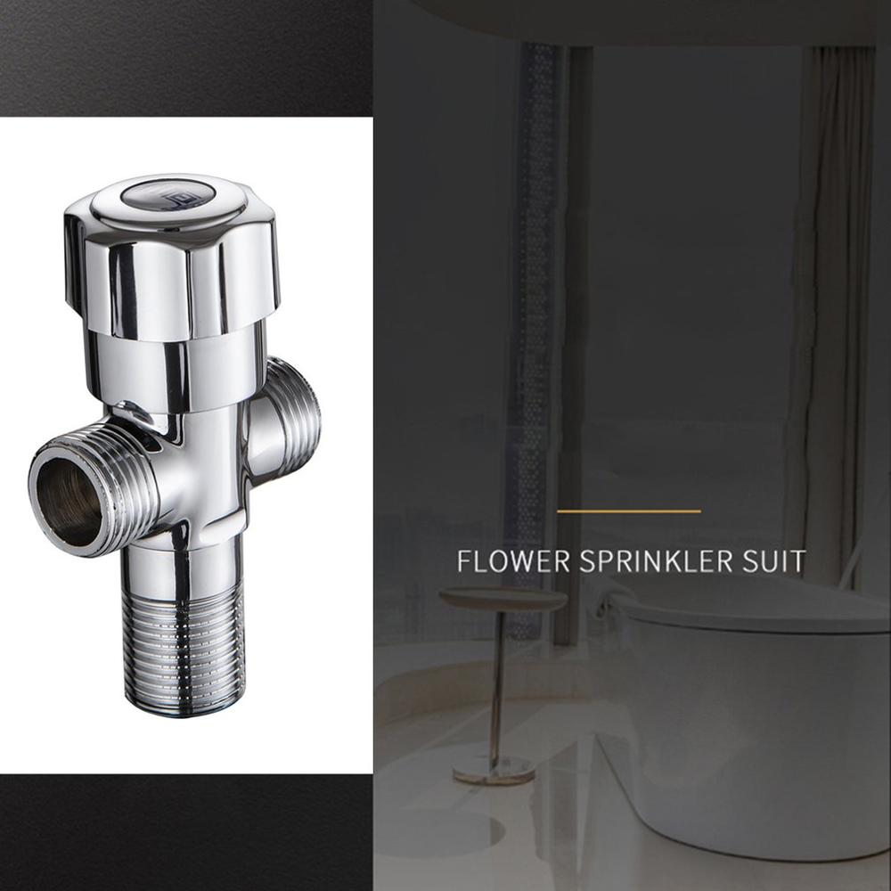 Water Tap valve flow control valve One inlet and two outlet valves Double interface angle valve water valve bathroom kitchen