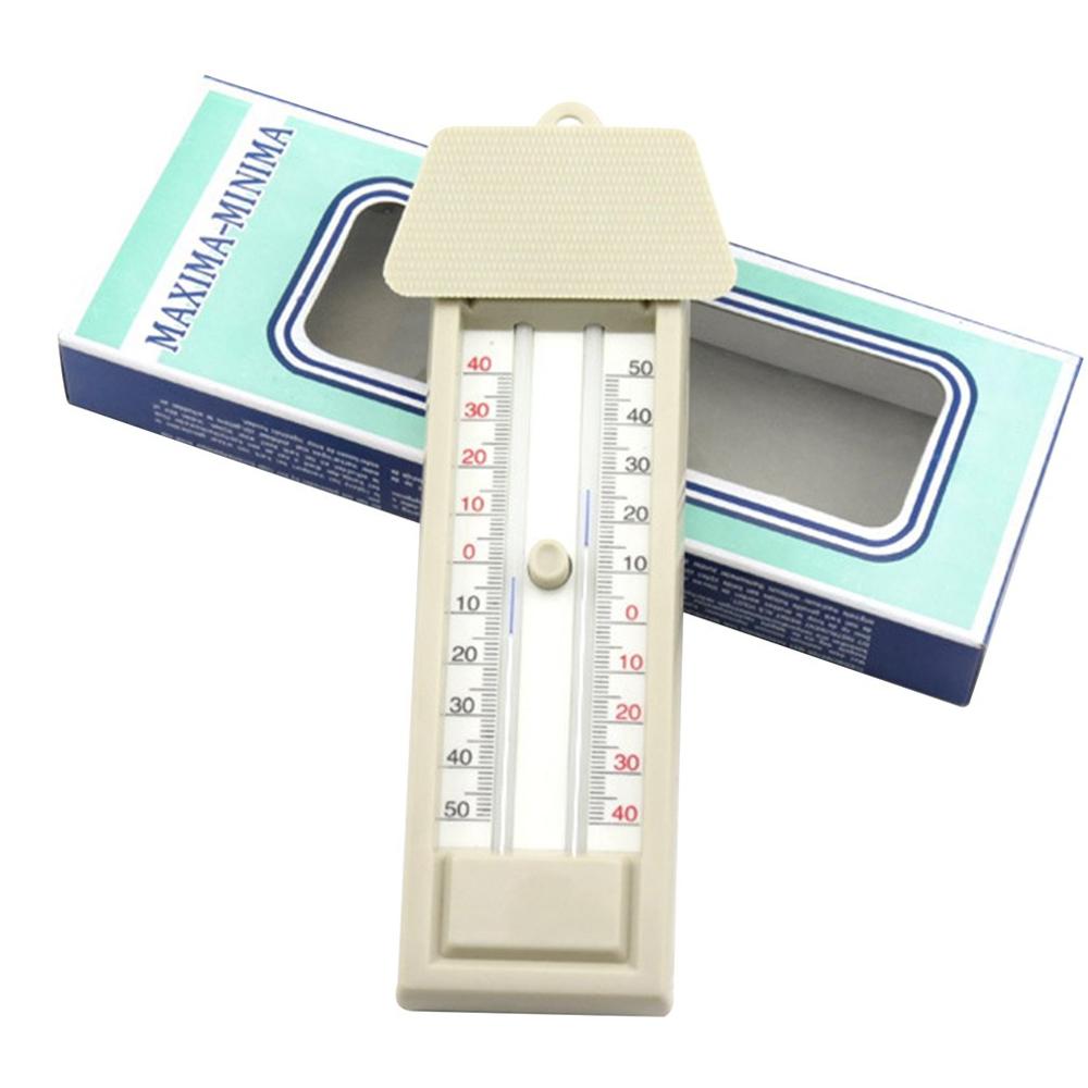 Maksimum & minimum termometer indendørs udendørs have drivhus væg temperatur monitor  -40 to 50 graders termometer