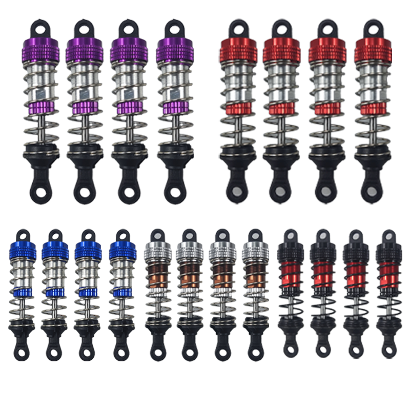 Wltoys 144001 144002 144010 124007 124008 124016 124018 124019 Amortiguador de aceite de Metal, accesorios de piezas de actualización de coche RC