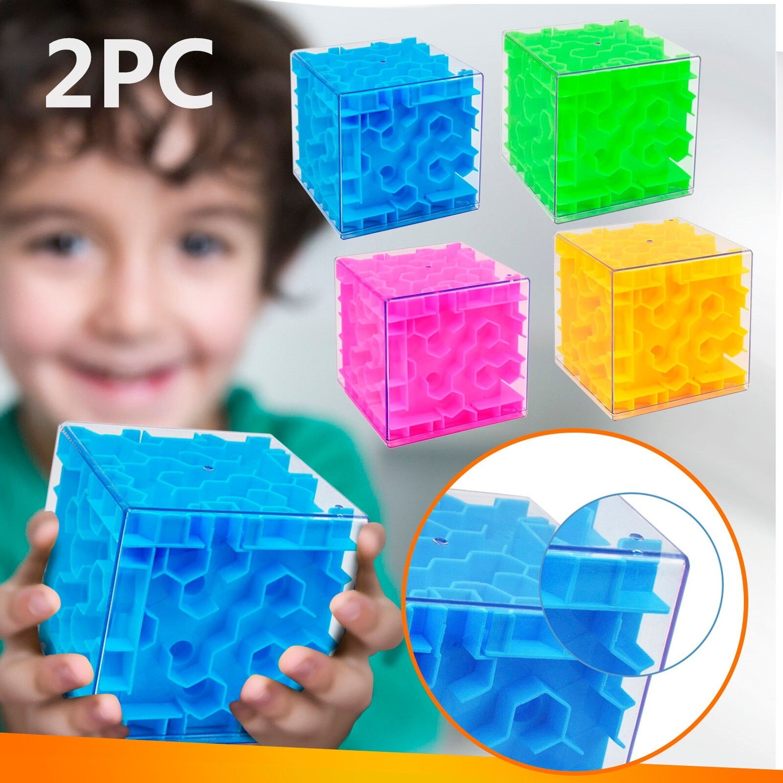 3d Zwaartekracht Geheugen Sequentiële Doolhof Bal Zes-Zijdige Puzzel Speed Cube Puzzel Speelgoed Cadeaus Voor Kids Volwassenen Speed Cube educatief Speelgoed