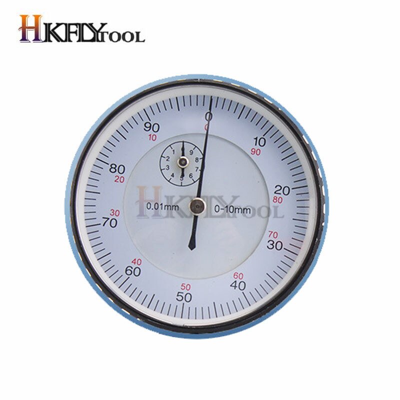 Jauge d'épaisseur de cadran de haute précision 0-10mm 0.01mm, testeur de boîtier en cuir et métal, outils d'instruments de mesure de largeur plate