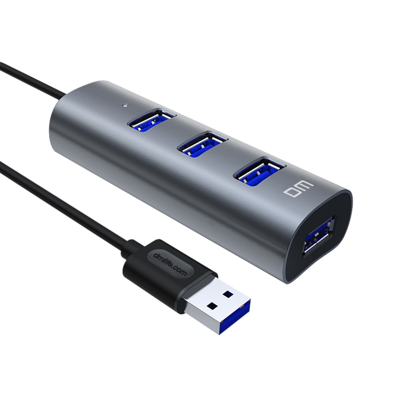 4 -poorts usb 3.0 hogesnelheidshub chb 009 ondersteunt 1tb hdd-overdrachtssnelheid  to 300mb/s 120cm kabel