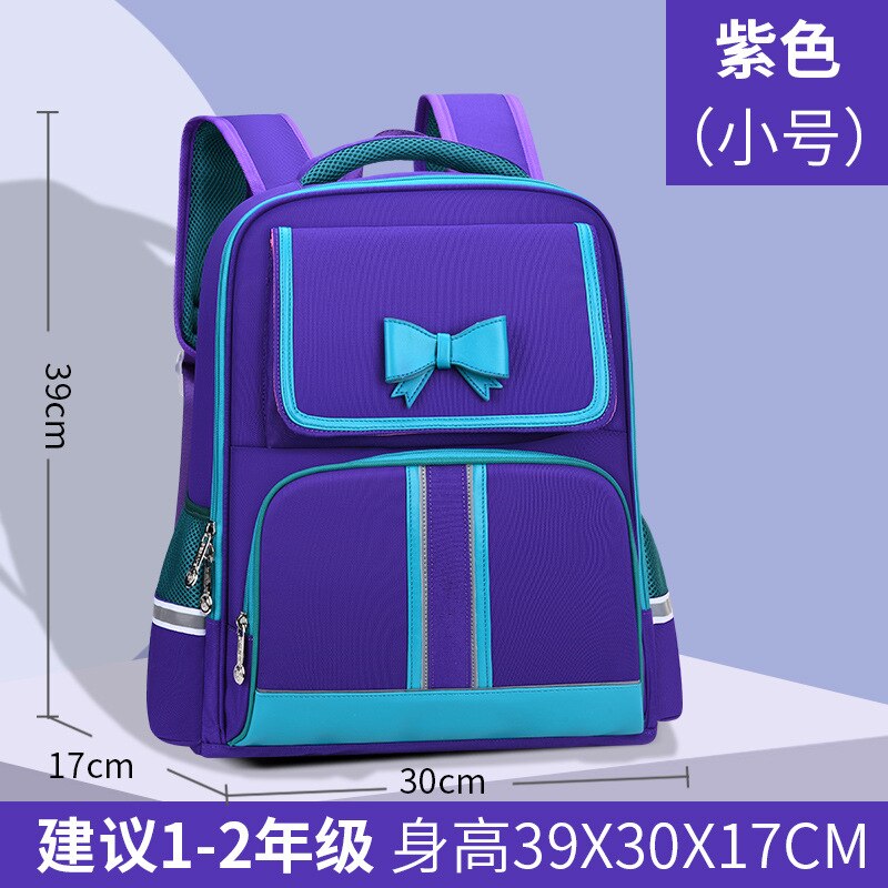 Waterproof children school bags For Girls kids backpacks Children Schoolbags primary School Backpacks kids Mochila Infantil: small purple