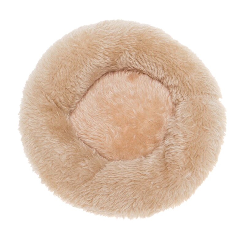 Cama de conejillo de indias de lana suave para invierno, miniesterilla para hámster, rata, cama para dormir, sofá para casa de hámster, erizo, suministro para mascotas: Amarillo claro / L
