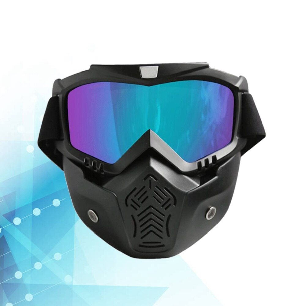 1Pc Outdoor Goggles Mask Motorcycle Face Mask Helmet Goggles Motorbike Helmet Lens for Teenagers Men