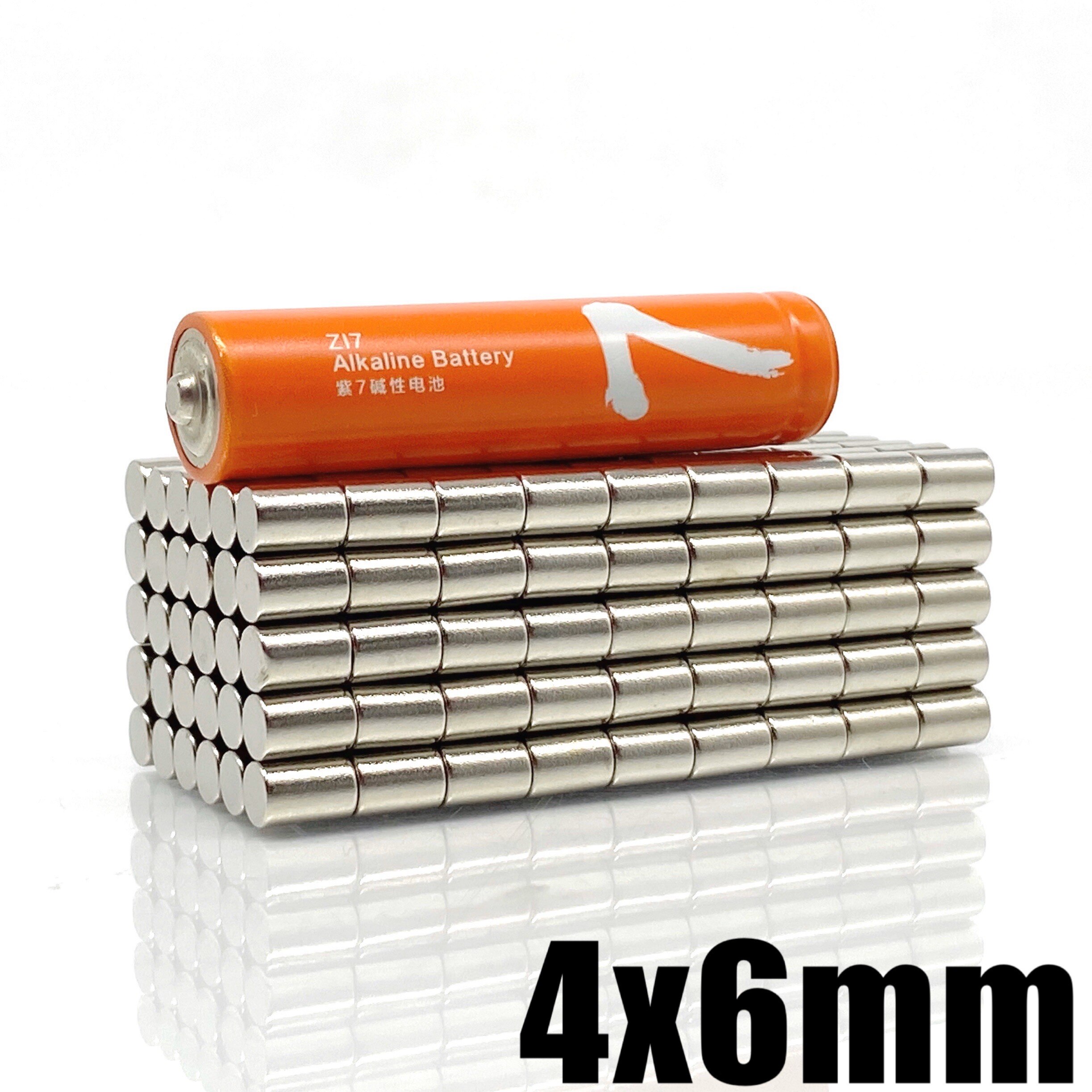 20/50/100/200/500 stk 4 x 6 mm søgemagnet med mindre diameter 4 mmx 6mm bulk små runde magneter 4 x 6mm neodym skive magneter 4*6 mm