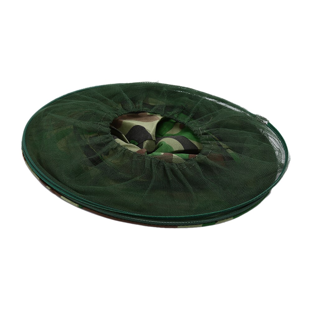 Midge Mosquito Insect Hoed Bug Mesh Head Netto Gezicht Protector Travel Camping Zonnehoed Vissen Caps 32X21.5Cm