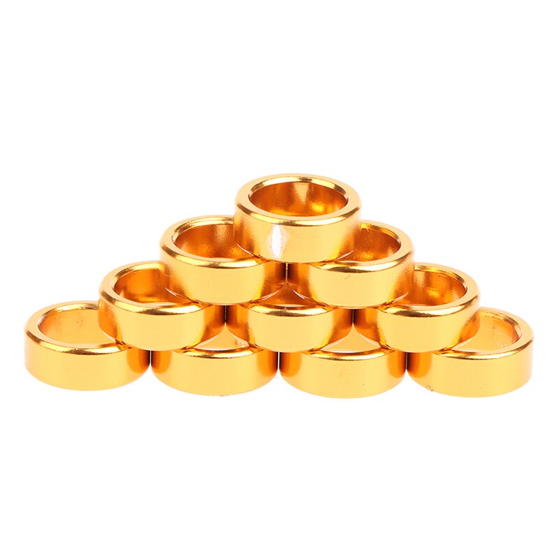 10 Pcs Pet Duif Voetring Id 8Mm Aluminium Voet Tag Ring Duif Levert Apparaten: Goud