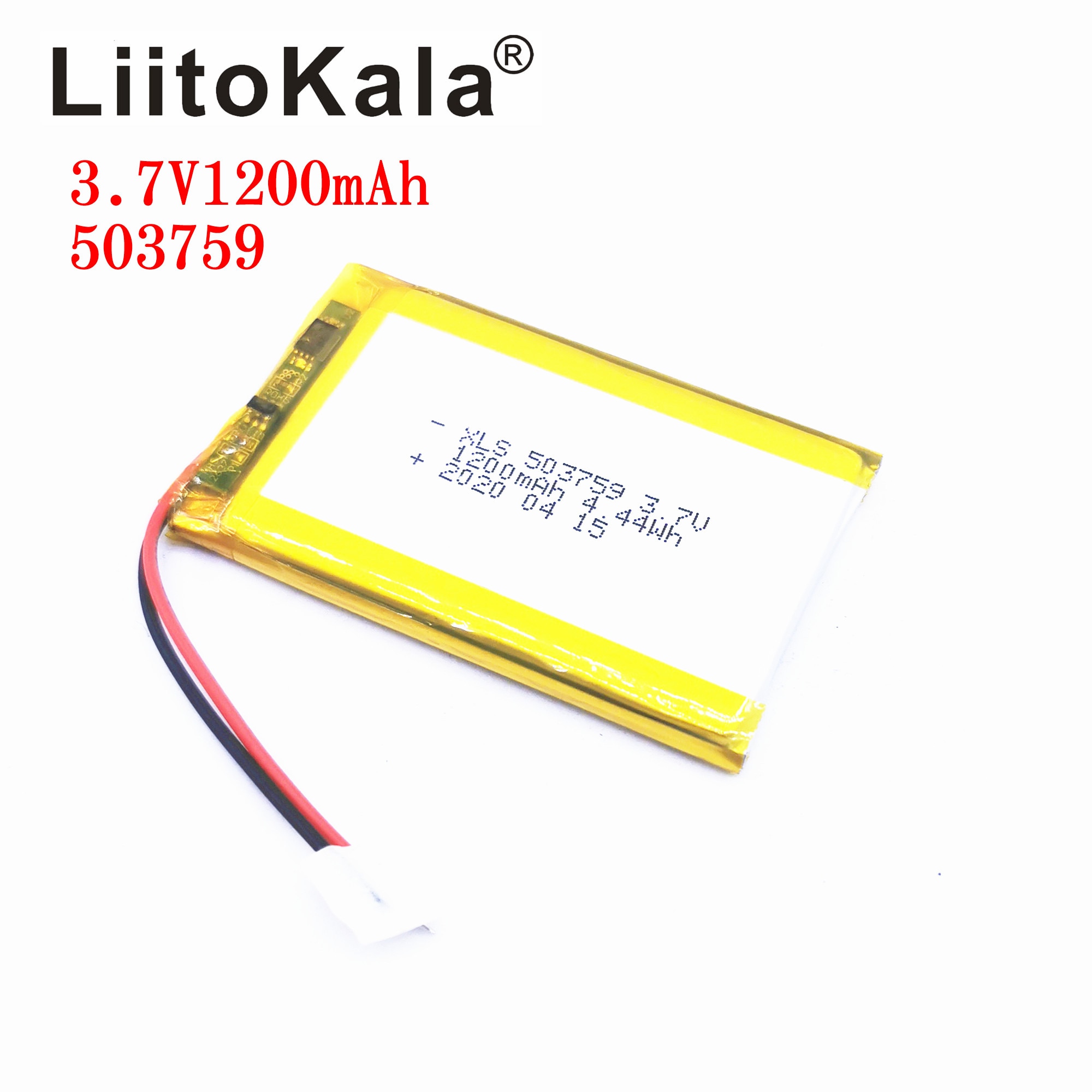Xsl 3.7V 503759 1200 Mah Li-Po Lithium Batterij Voor MP4 MP5 Gps Dvd Camera Afstandsbediening Tablet pc Psp Pos