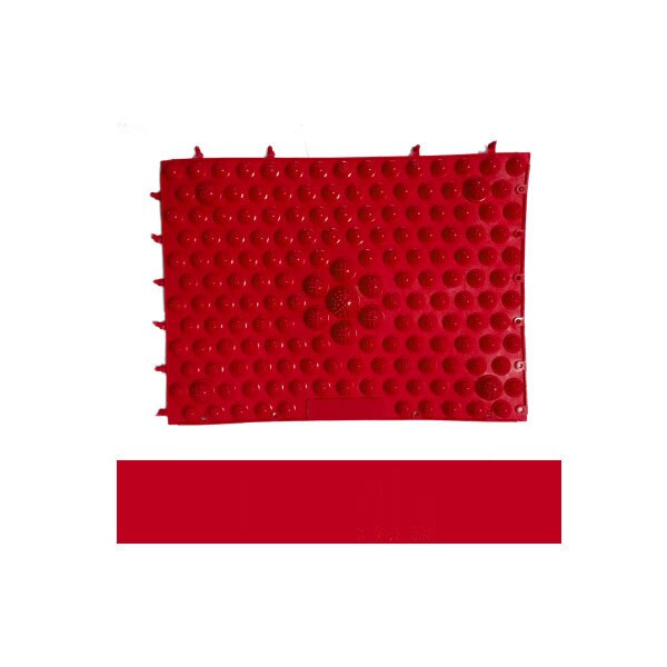 Duurzame Reflexologie Voetmassage Pad Teen Druk Bloedsomloop Plaat Mat Voor Massager Gezondheidszorg Mat Acupressuur: Red