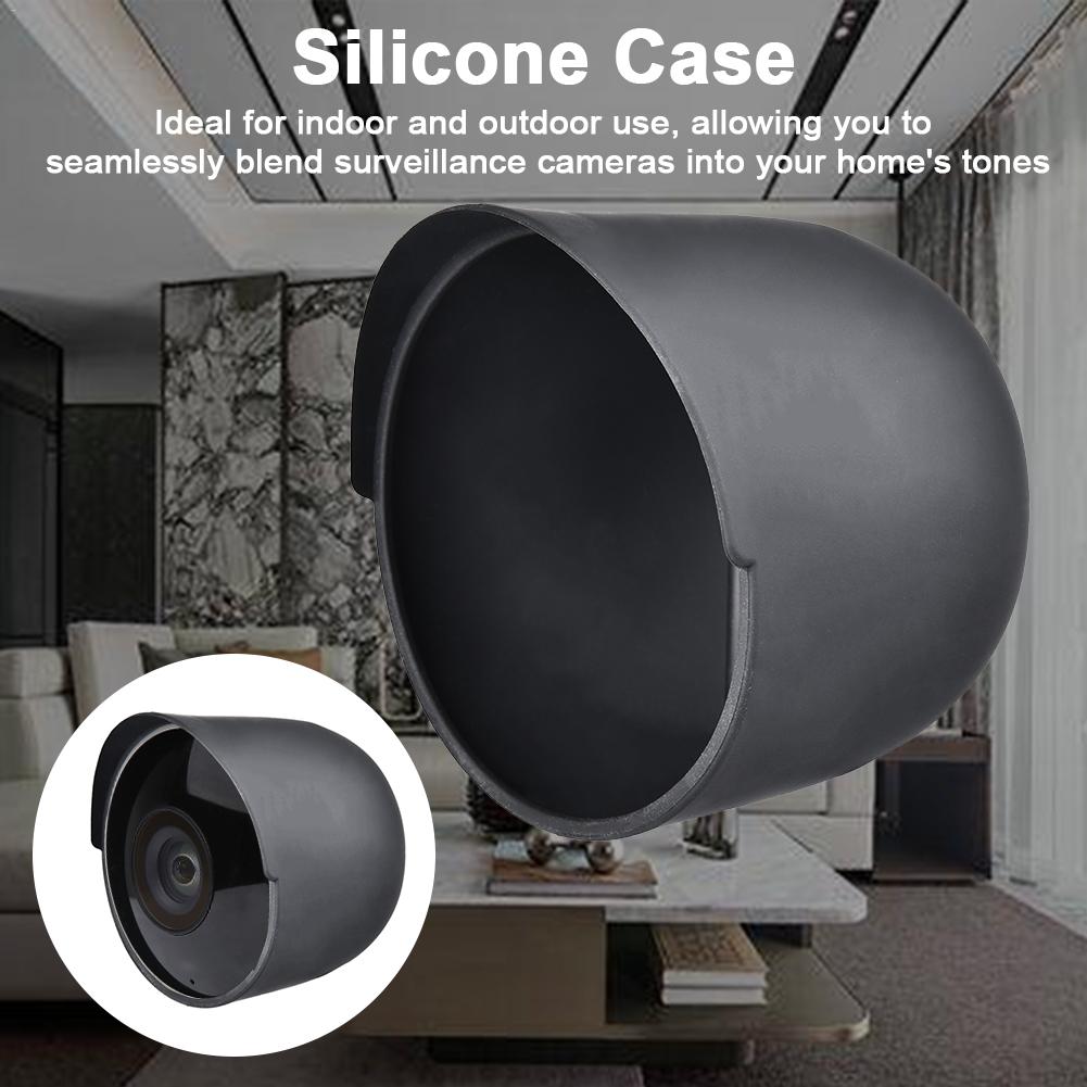 Bunte Silikon Kamera Abdeckung nasser Beständig Silikon Schutzhülle Für Nest Nocken IQ draussen Kamera: Default Title