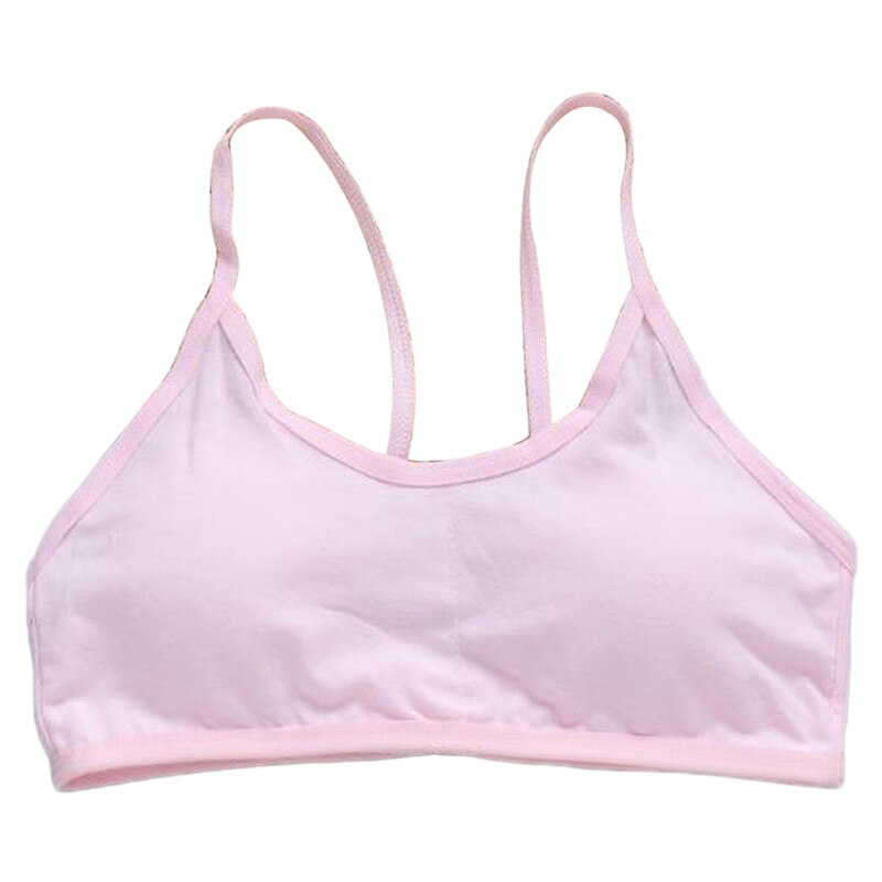 Teen Girls Underwear Soft Padded Cotton Bra Young Girls for Yoga Sports Bra 8-18Y: PK