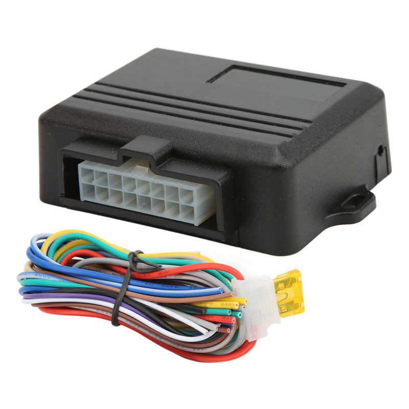 Car Power Window Closer Module Mini Size Power Window Roll Up Module 12V Universal Black for 4 Door Cars