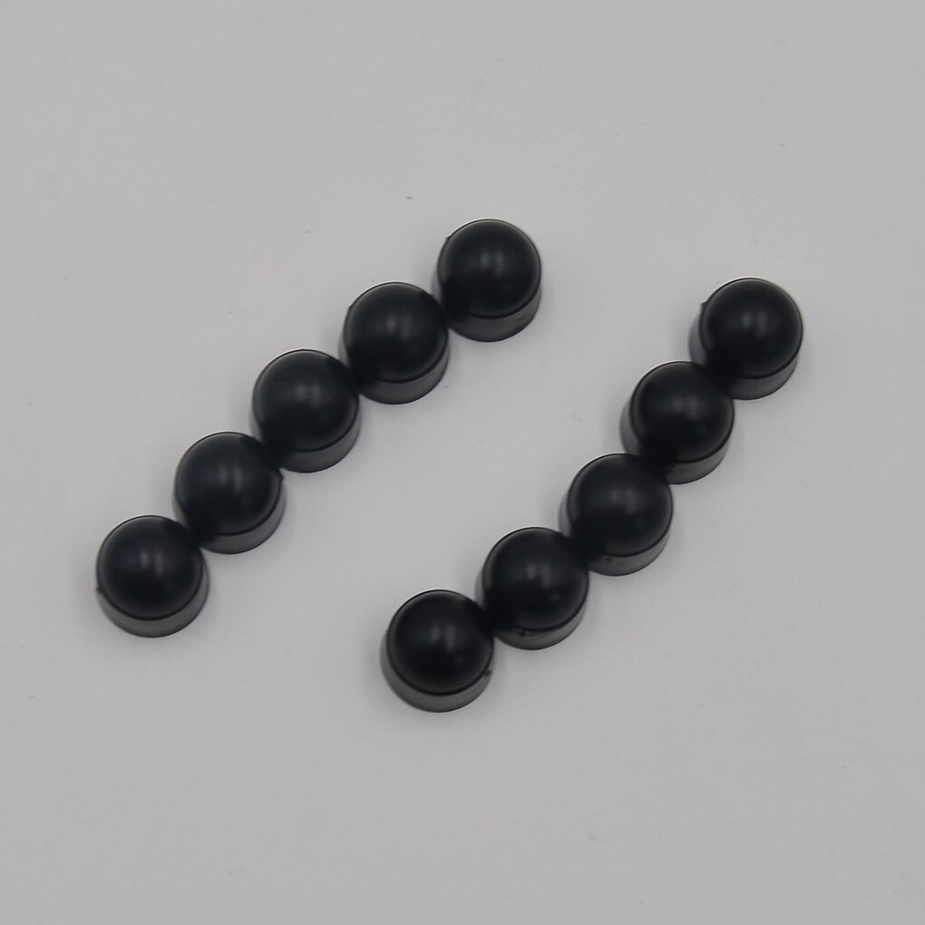 20PCS M6 M8 M10 M12 Bolt Nut Dome Plastic Protection Caps Cover Exposed Hexagon Hex Screws Practical Tools Black