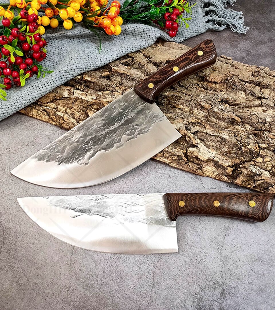 Kitchen Knives Set Chef Knives Forged Boning Knife Butcher Knife Kitchen Slicing Chopping Boning Cleaver