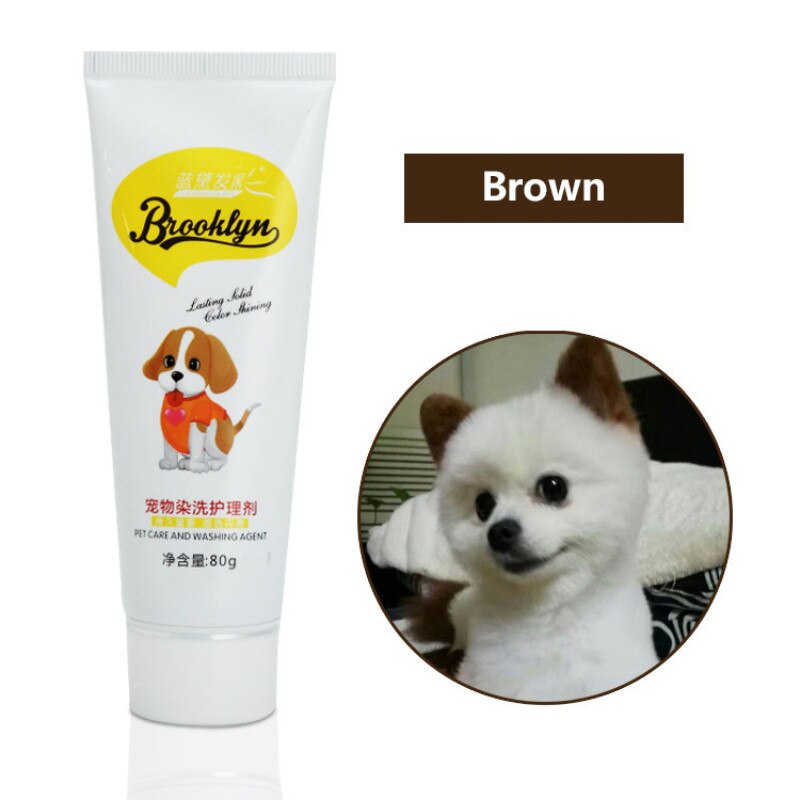 ! Tinte brillante para el pelo de gatos perros mascotas, 80g, TSLM2