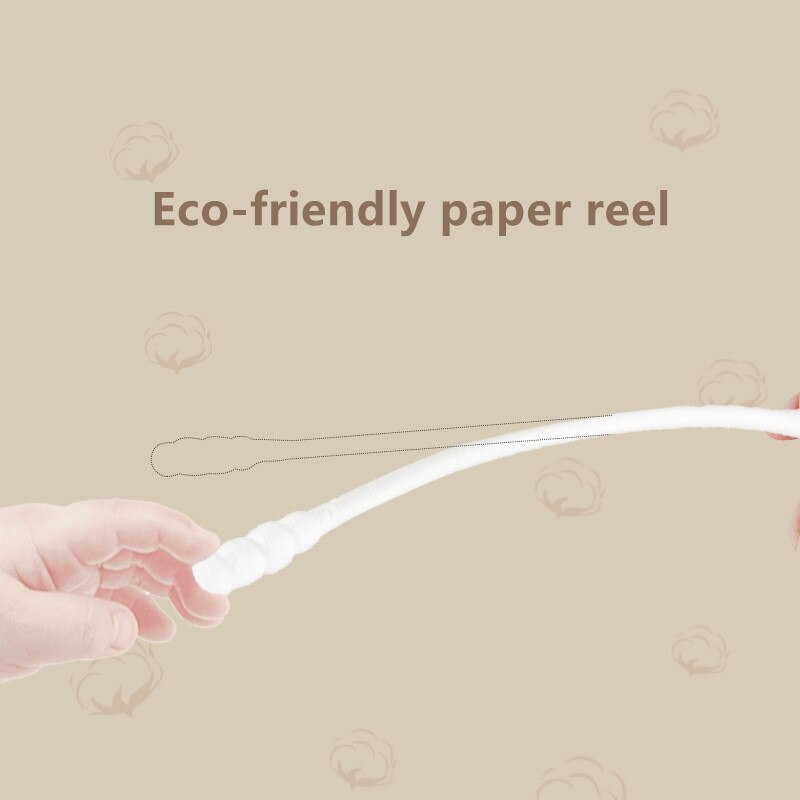 400 Sticks Baby Cotton Swab Double Head Soft Cotton Buds Cleaning Of Ears Tampons Cotonete Pampons Nose Ears Tools Health Beauty