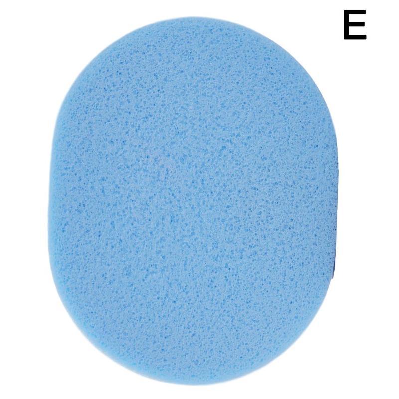 Esponja para cosméticos Konjac Konnyaku Natural, limpieza profunda del rostro, maquillaje en polvo, herramientas de 6 colores: E