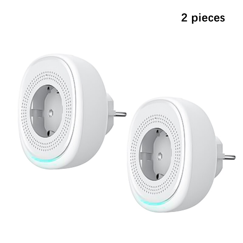 Electrical EU Sockets Dual USB Wifi Smart Socket Night Light Smart Life European Smart Socket Electrical Equipment Supplies Home: 2 PCS