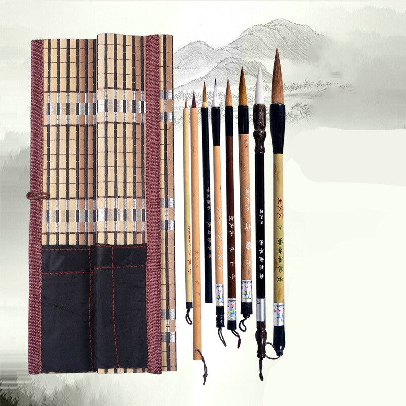 Calligraphy Brush Pen Set Caligrafia Tinta China Chinese Painting Brush Set Meticulous Painting Calligraphy Painting Writing Set