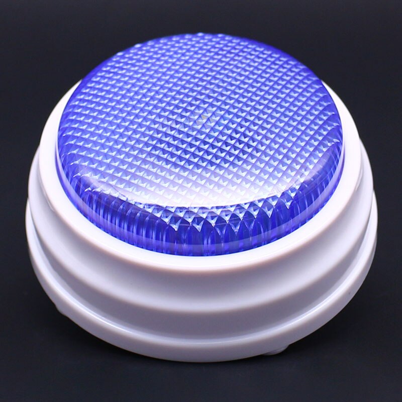 Recording sound button, Classroom Lights & Sounds Classroom Answer Game Buzzer Crazy Sounds Party Game with LED M16: Blue