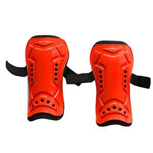 Sicherheit FußBall Shinguard Beine Schutz Sport Radfahren Bein Wettbewerb FußBall Schienbein Schutz Pads 2Stck: rot