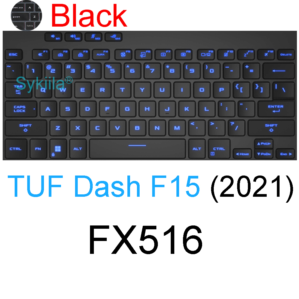 Keyboard Cover for ASUS TUF Gaming A15 A16 A17 Dash F15 F16 F17 FA507 FA607 FX507 FX607 FA707 Silicone Protector Skin Case 15 16: Orange